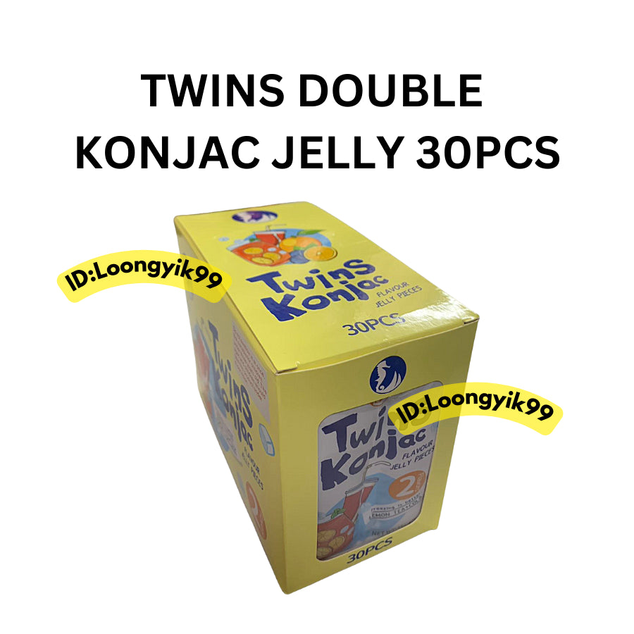 TWINS DOUBLE KONJAC JELLY 30PCS