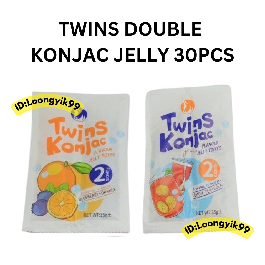 TWINS DOUBLE KONJAC JELLY 30PCS