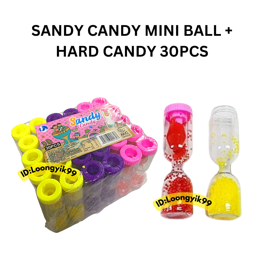 SANDY CANDY MINI BALL + HARD CANDY 30PCS