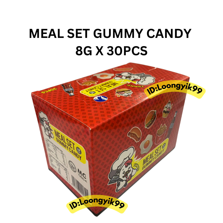 MEAL SET GUMMY CANDY 8G X 30PCS