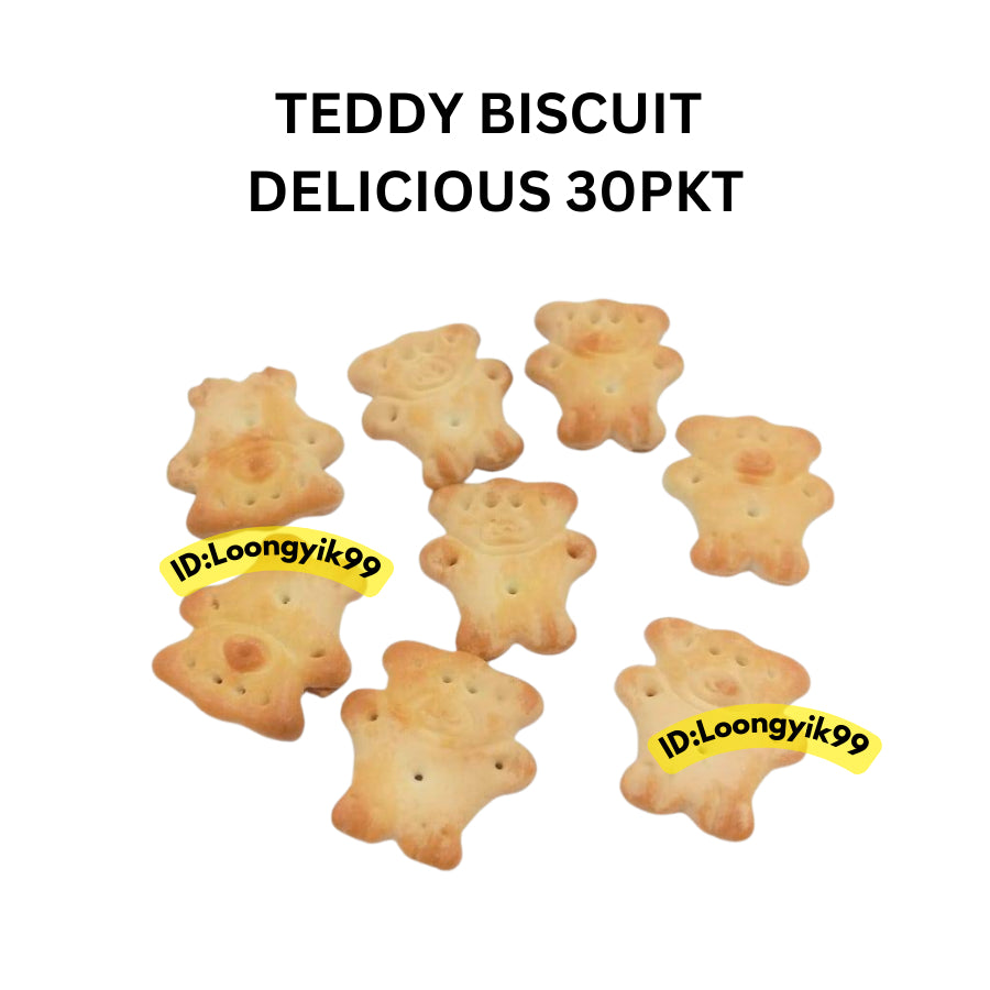 TEDDY BISCUIT DELICIOUS 30PKT