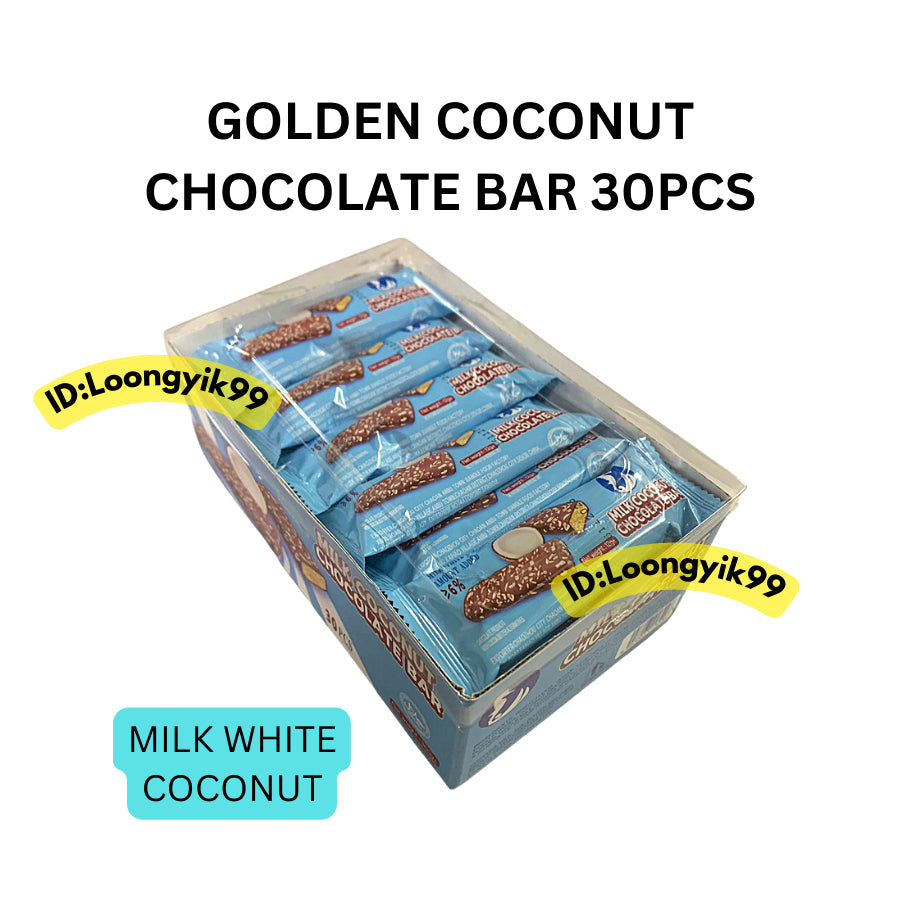 GOLDEN COCONUT CHOCOLATE BAR 30PCS