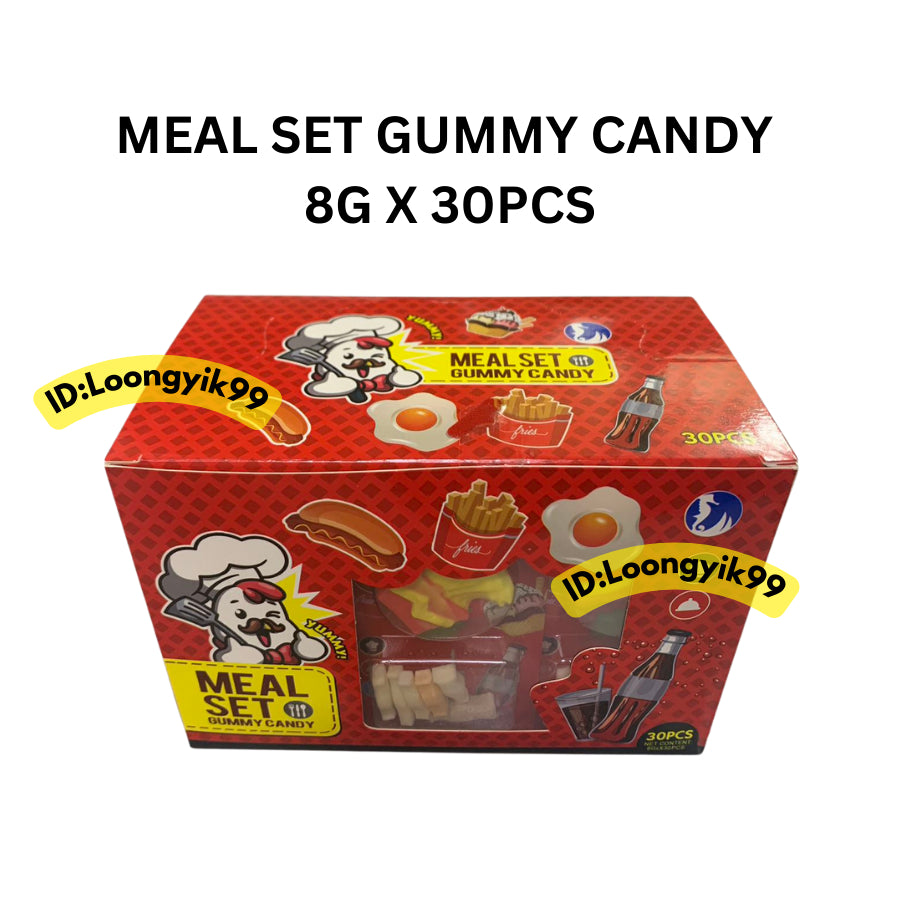 MEAL SET GUMMY CANDY 8G X 30PCS