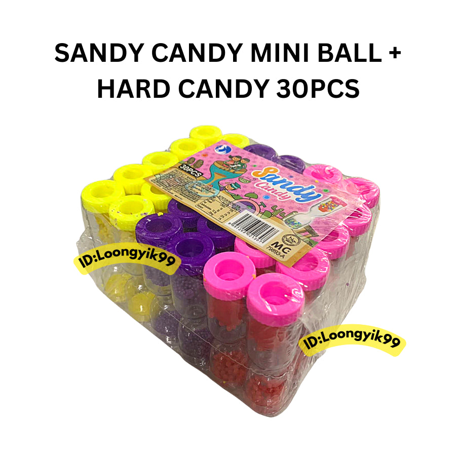 SANDY CANDY MINI BALL + HARD CANDY 30PCS