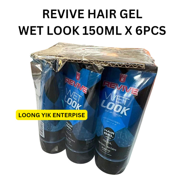 REVIVE HAIR GEL WET LOOK 150ML X 6PCS