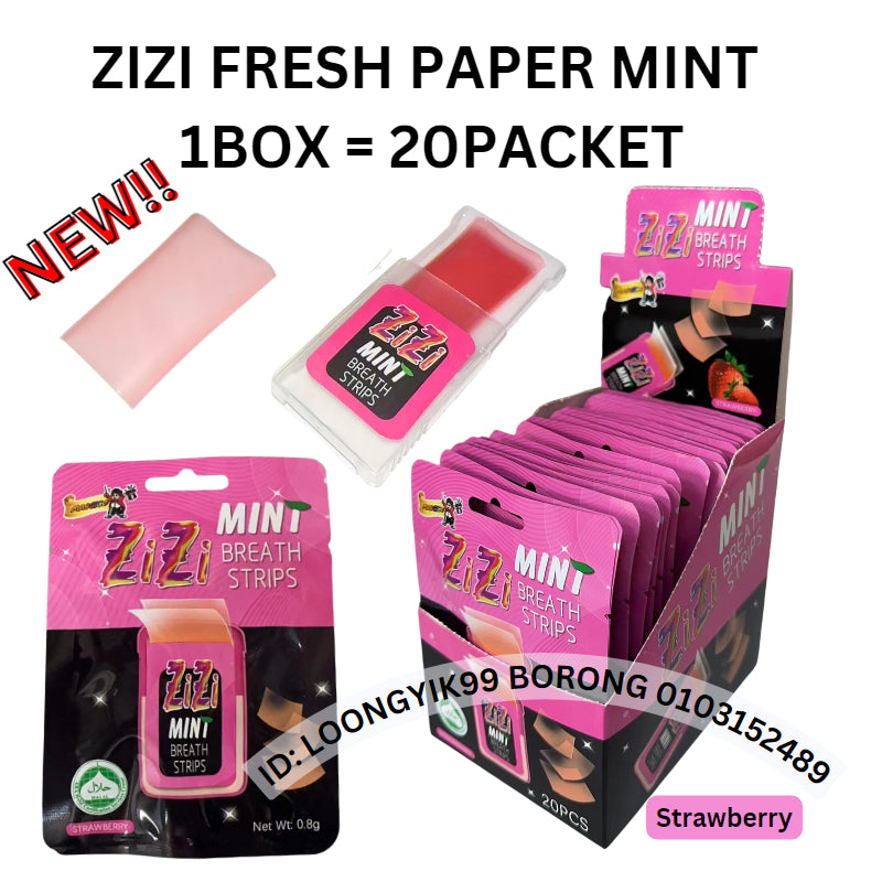 FRESH BREATH PAPER MINT CANDY 20PCS