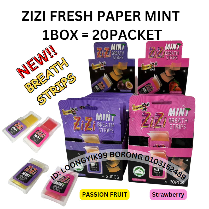 FRESH BREATH PAPER MINT CANDY 20PCS