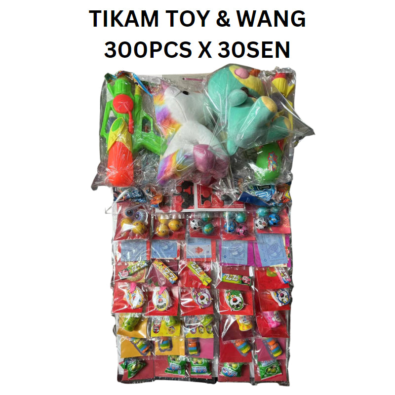 MONEY & TOYS TIKAM PAPAN PARTY GAME NUMBER 300PCS