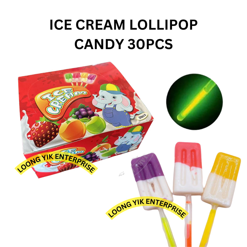 ICE CREAM LOLLIPOP CANDY 30PCS LIGHTING STICK