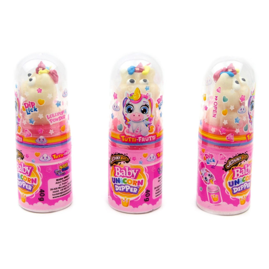 YLF BEARDY BABY UNICORN DIPPER LP & POWDER CANDY 40G X 12PCS HALAL