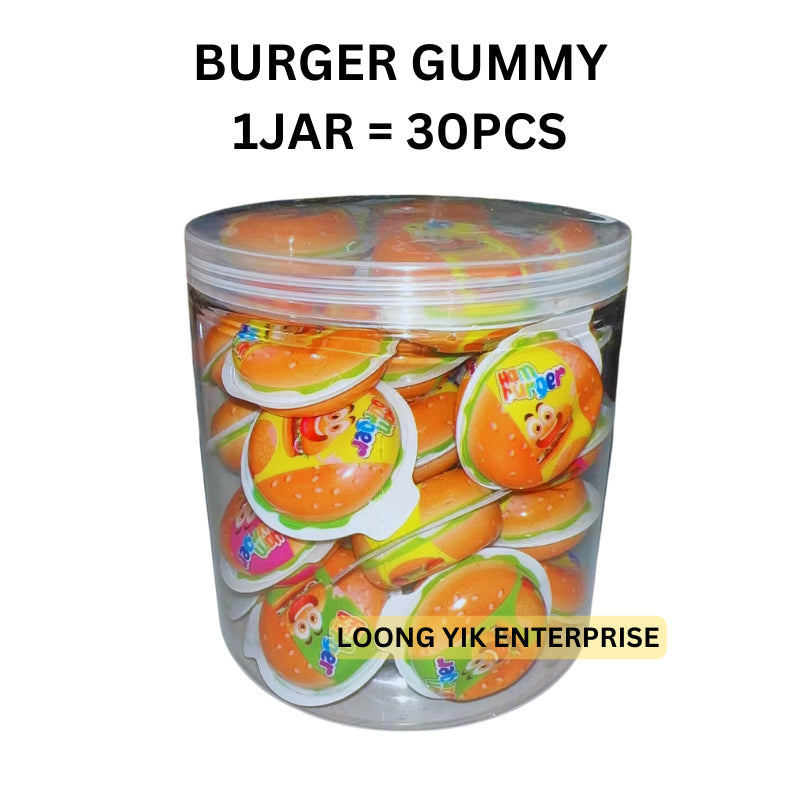 BURGER GUMMY 30PCS HALAL BRAND SANWA