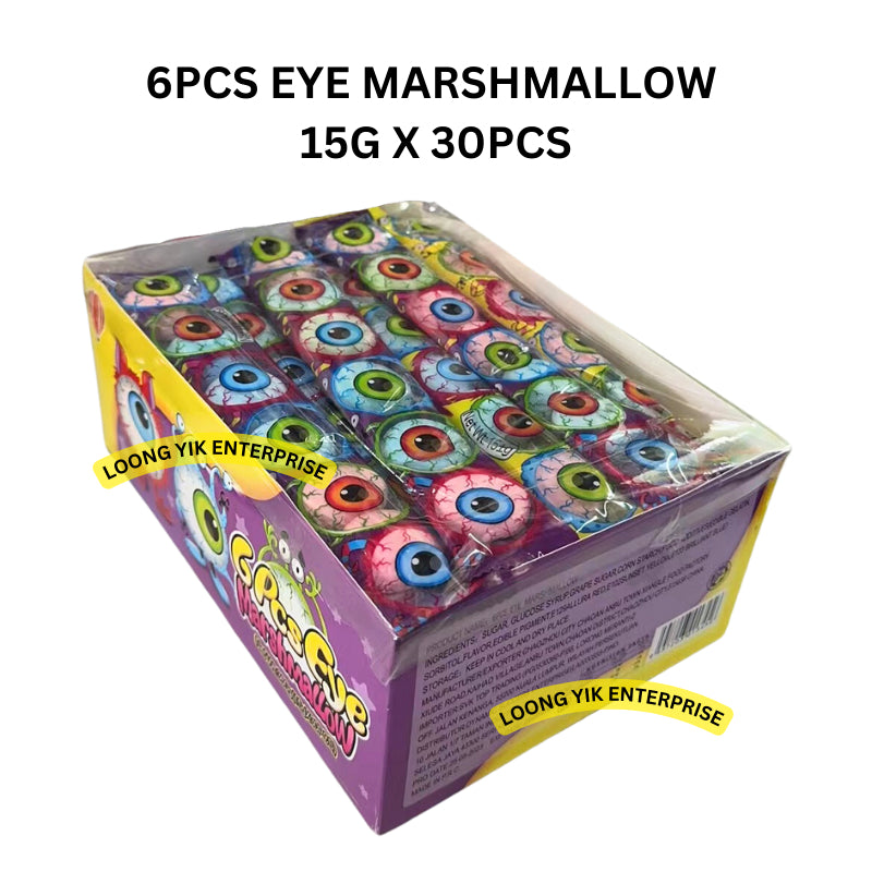 6PCS EYE MARSHMALLOW 15G X 30PCS HALAL