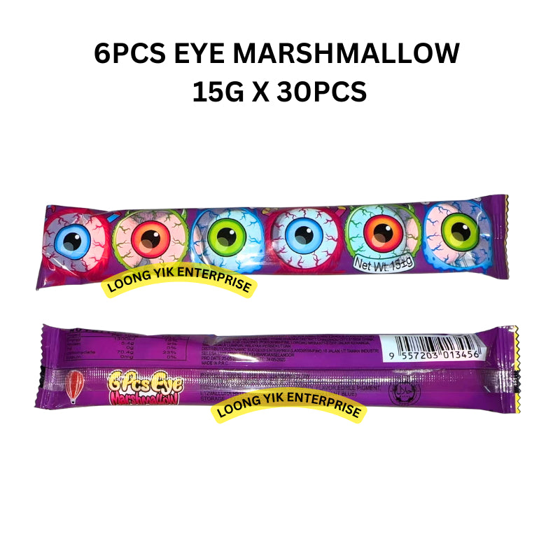 6PCS EYE MARSHMALLOW 15G X 30PCS HALAL