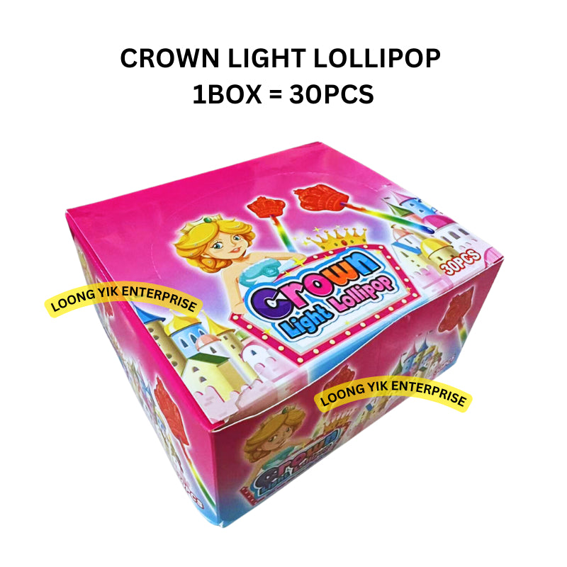 CROWN LIGHT LOLLIPOP 30PCS HALAL