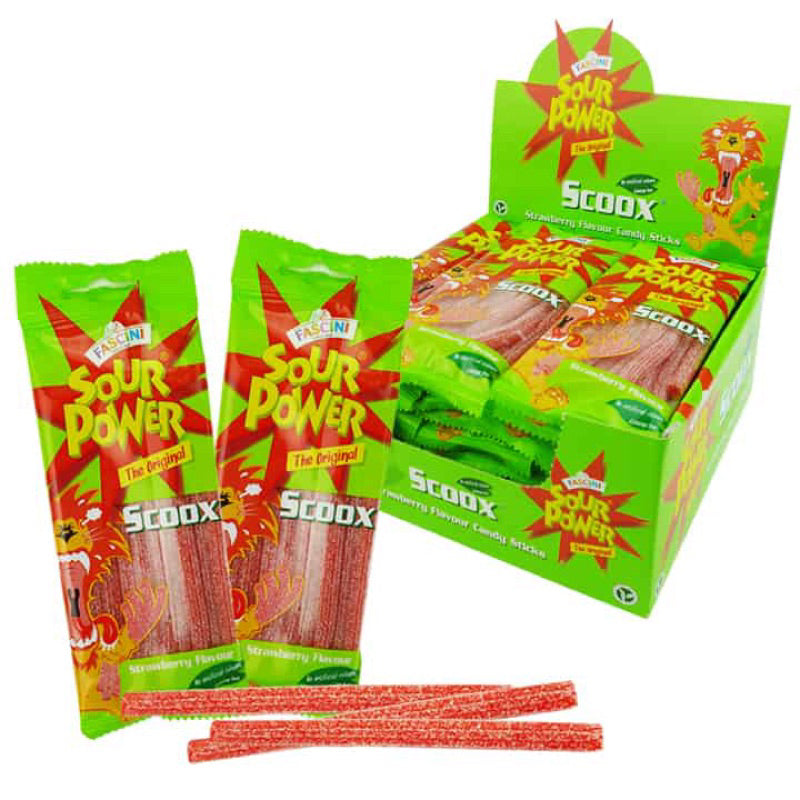 Beardy Sour Powder Stick Chewy Candy 40gm Multi Flavour Childhood Snack