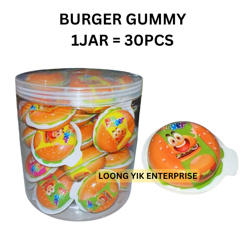 BURGER GUMMY 30PCS HALAL BRAND SANWA