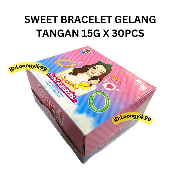 SWEET BRACELET GELANG TANGAN 15G X 30PCS HALAL LOONGYIK99