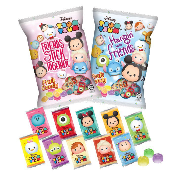 TSUM TSUM FRIEND STICK TOGETHER FRUIT CANDY 350PCS