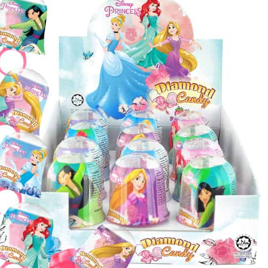 DISNEY PRINCESS DIAMOND STRAWBERRY CANDY 12PCS X 10G