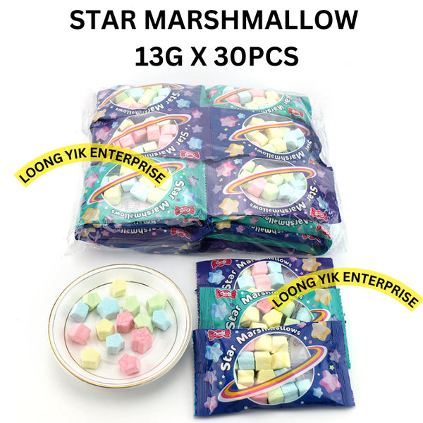 STAR MARSHMALLOW FRUITY FLAVOUR 13G X 30PCS HALAL