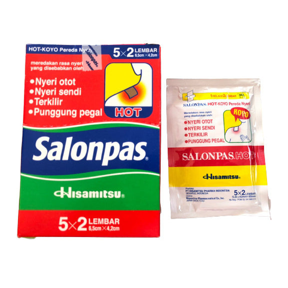 Salonpas Hot Koyo Hisamitsu Hot plaster 10's Halal