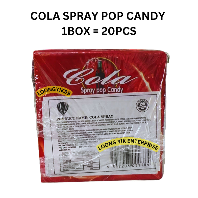 COLA SPRAY POP CANDY 20PCS