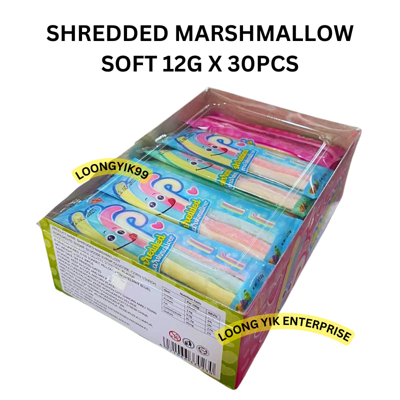 SHREDDED MARSHMALLOW SOFT 12G X 30PCS