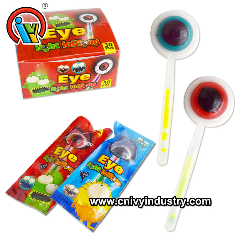 EYE LIGHT LOLLIPOP CANDY 30PCS HALAL FRUITY