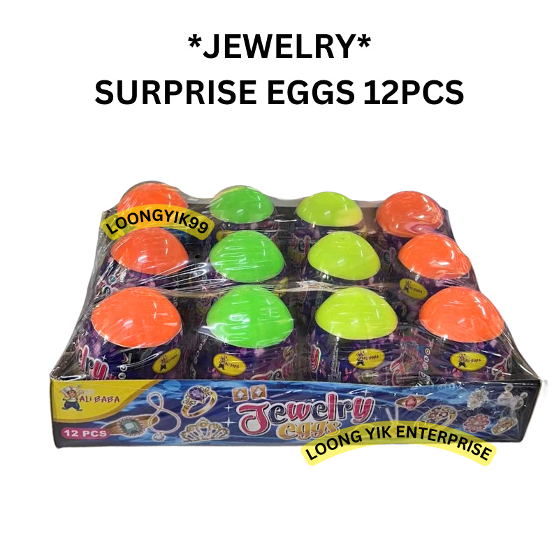 JEWELRY / ALIBABA SURPRISE EGGS 12PCS