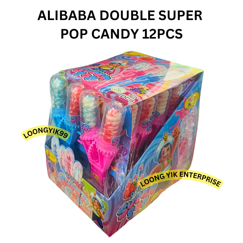 ALIBABA DOUBLE SUPER POP CANDY 12PCS HALAL