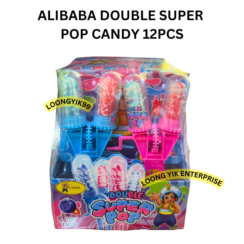 ALIBABA DOUBLE SUPER POP CANDY 12PCS HALAL