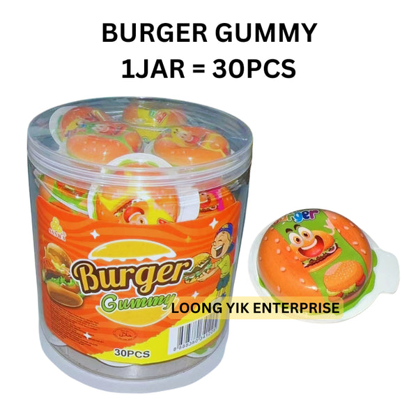 BURGER GUMMY 30PCS HALAL BRAND SANWA