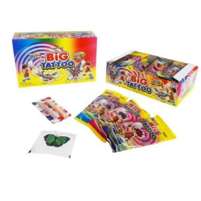 BIG TATTOO BUBBLE GUM 20PCS HALAL