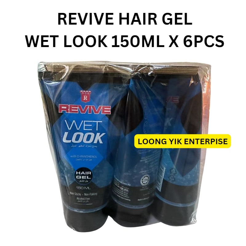 REVIVE HAIR GEL WET LOOK 150ML X 6PCS