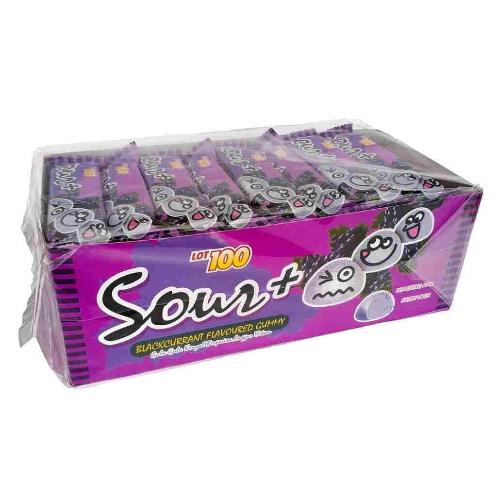 LOT100 SOUR + FRUIT GUMMY 12G X 40PACKS