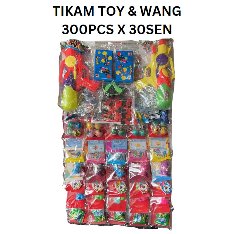 MONEY & TOYS TIKAM PAPAN PARTY GAME NUMBER 300PCS