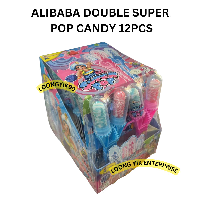 ALIBABA DOUBLE SUPER POP CANDY 12PCS HALAL