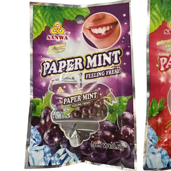 2x 🔥Halal🔥Fresh Papermint Mint Strawberry / Mint Classic flavour Childhood Malaysia 20 breath strips