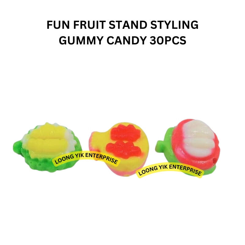 FUN FRUIT STAND STYLING GUMMY CANDY 30PCS HALAL