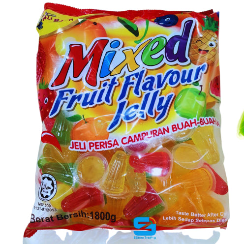 ALIBABA MIXED FRUIT FLAVOUR JELLY PUDDING 1700G (100PCS+-)