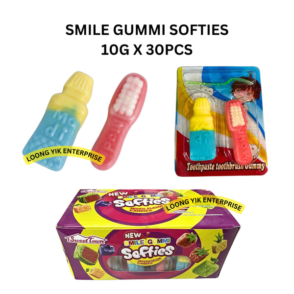 SMILE GUMMI SOFTIES 10G X 30PCS HALAL