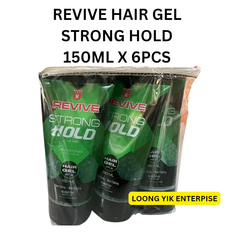 REVIVE HAIR GEL ASSORTED 150ML X 6PCS