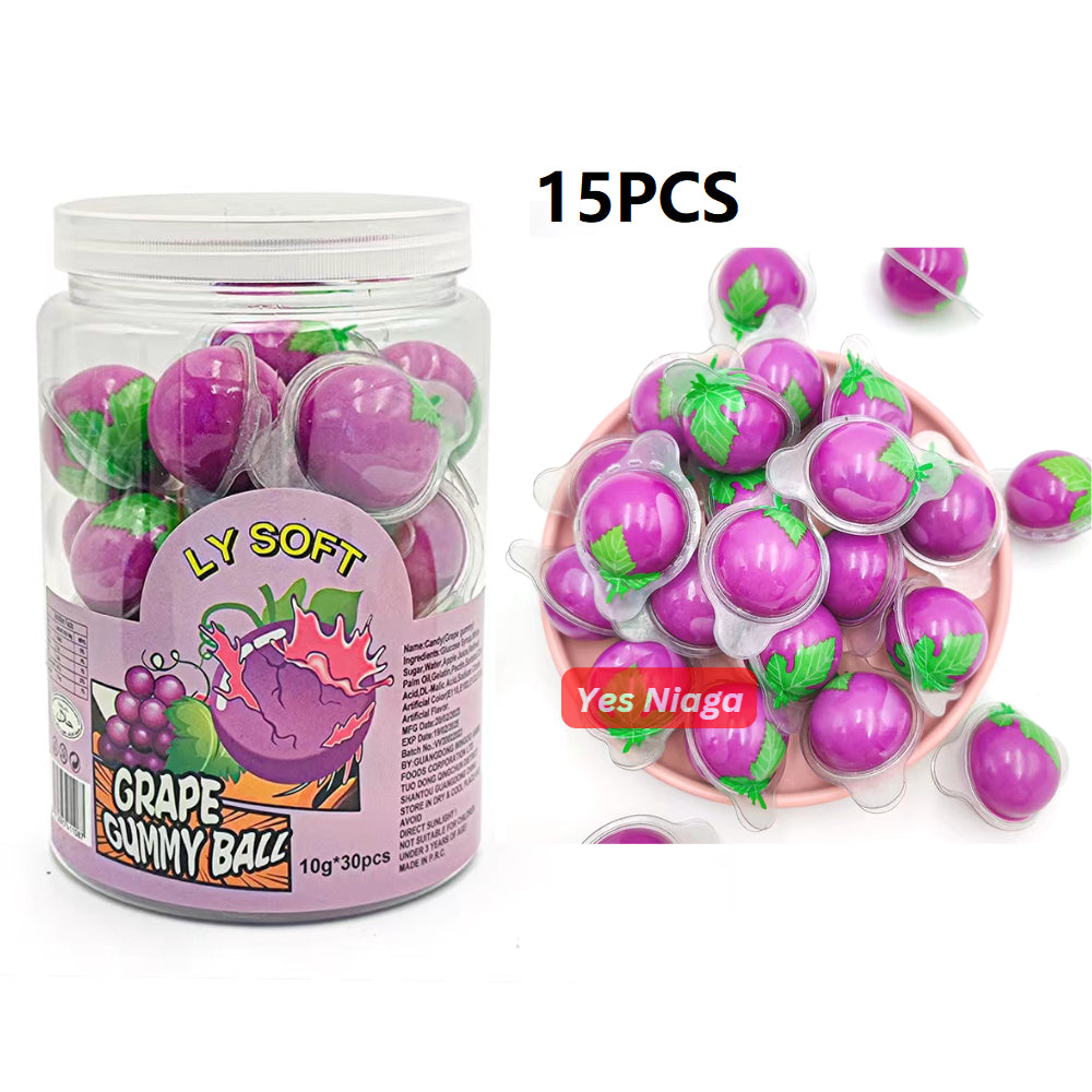 1BALANG LY / DEER DADA / SANWA 30PCS SOFT CANDY  (HARGA BORONG) FILLED JAM HALAL