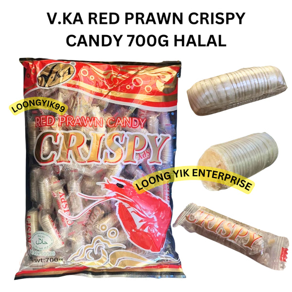 V.KA RED PRAWN CRISPY CANDY 700G HALAL