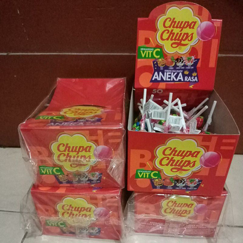 CHUPACHUPS LOLLIPOP 10.5G X 50PCS HALAL