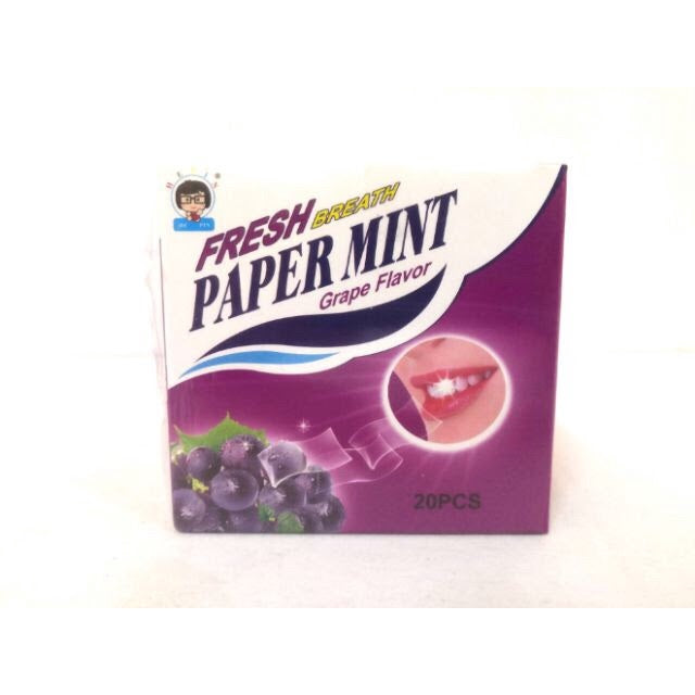 FRESH BREATH PAPER MINT CANDY 20PCS