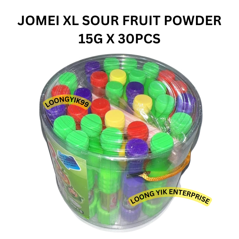 JOMEI XL SOUR FRUIT POWDER 15G X 30PCS HALAL