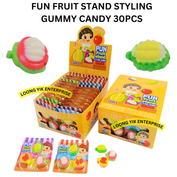 FUN FRUIT STAND STYLING GUMMY CANDY 30PCS HALAL