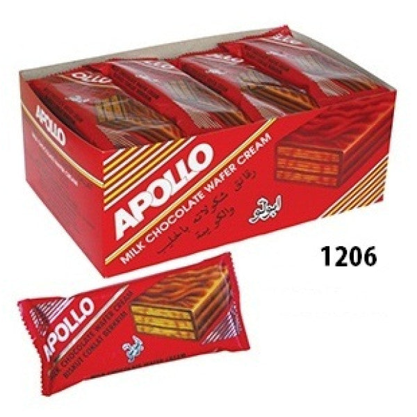 Apollo Chocolate Wafer 1206 24pcs x 19g