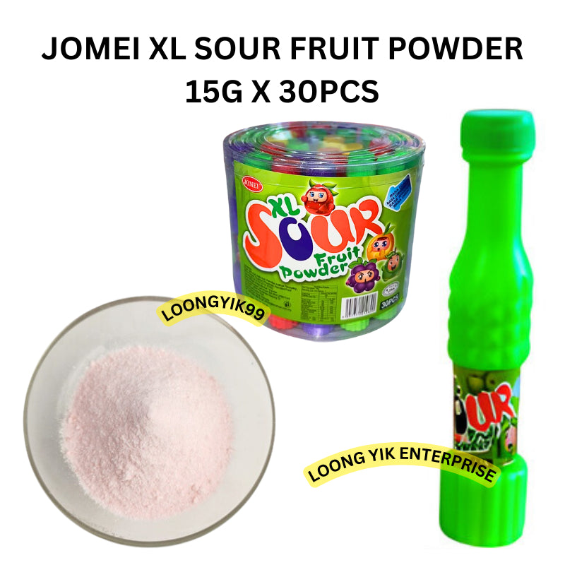 JOMEI XL SOUR FRUIT POWDER 15G X 30PCS HALAL